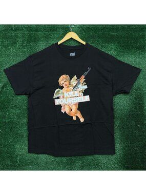 G59 Records x The Suicideboys Kill Yourself AK Cherub Hip-Hop T-Shirt Size XXL